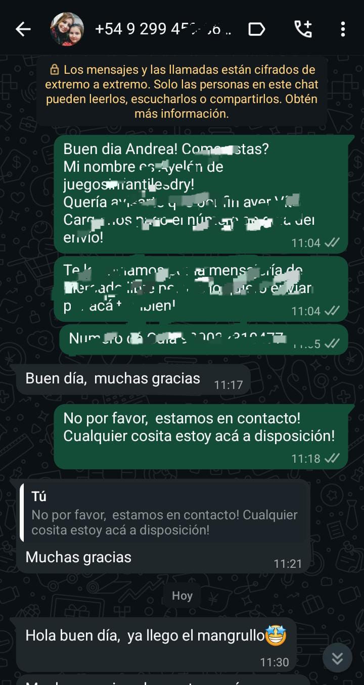 Entrega Andrea de Neuquén