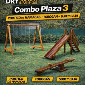 COMBO PLAZA 3: Patio completo de juegos! 🤩